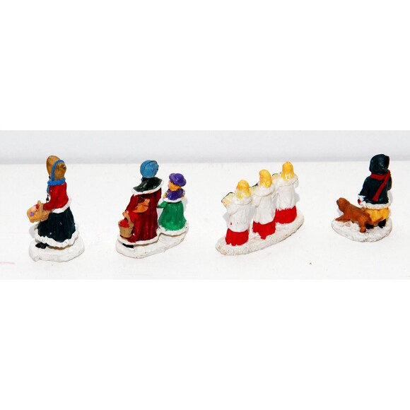 Mervyn's Village Square Figures Qty: (4) Vintage 1990s - Picture 2 of 3